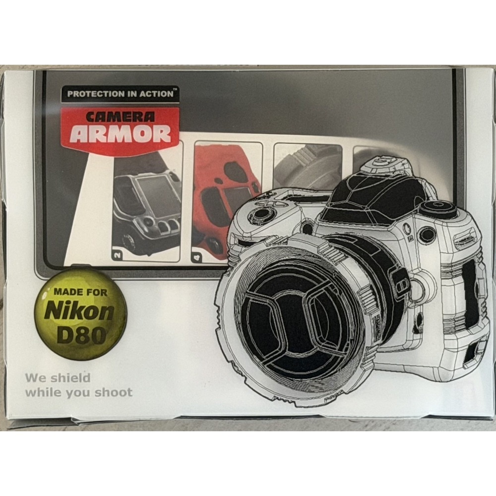 Camera Armor Silicone Housing Case for Nikon D80